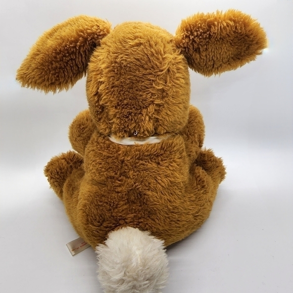 Vintage New York Merchandise Co Brown Bunny Rabbit Red eyes no neck floppy ears - Picture 5 of 12